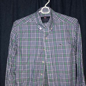 Vineyard Vines Xs whale fit button down